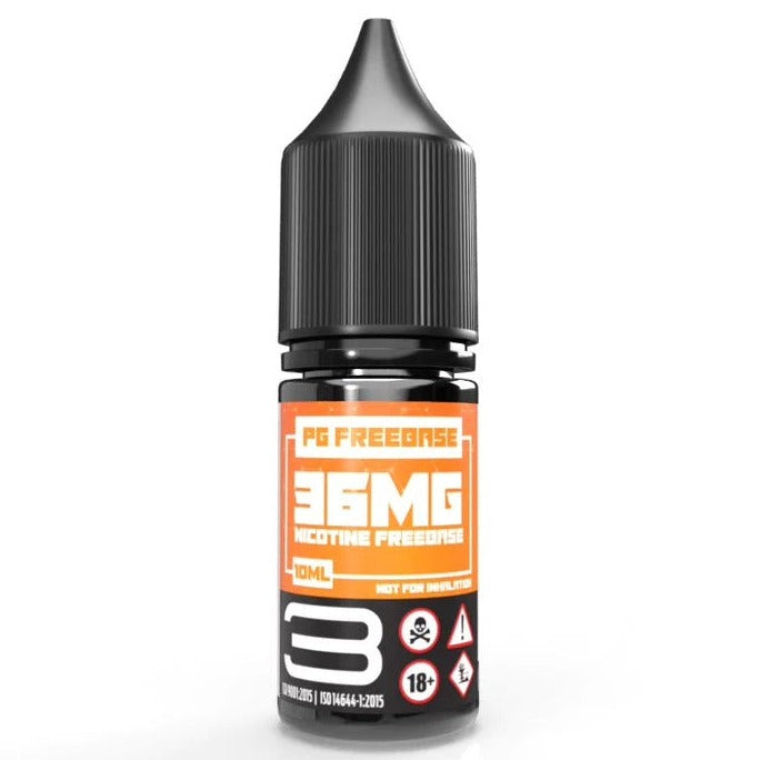 10ml Pure + PG Nicotine Shot (Freebase) 3mg (36mg)