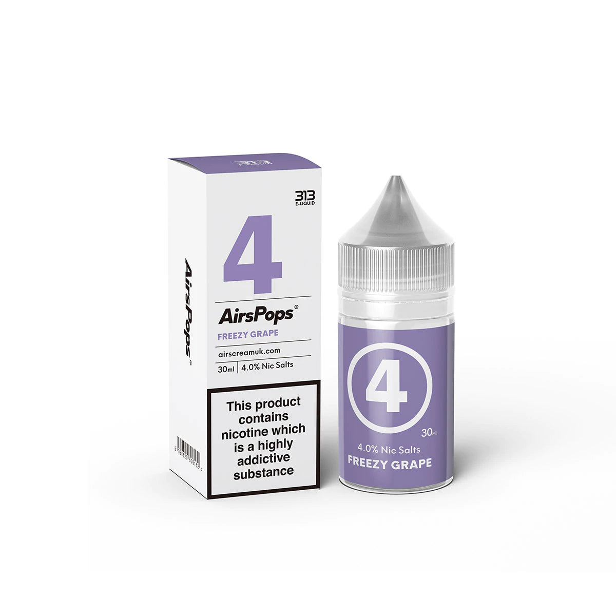 Airscream AirsPops 313 E-Liquid 30ml 4% Nic Salt