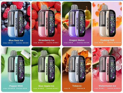 Nexa FLEX Disposable Vape Kit 18ml 35000K Puffs -