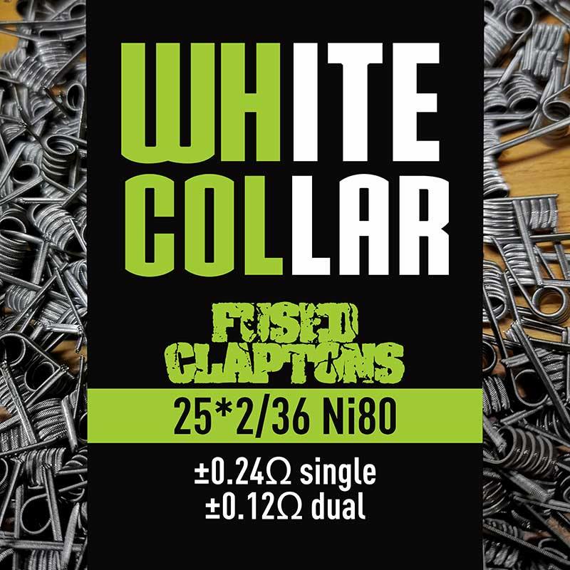 White Collar - Fused Clapton Coils - The Vape Corp