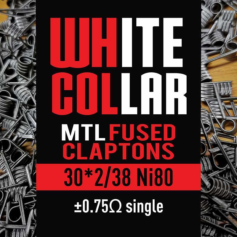 White Collar - MTL Fused Claptons - The Vape Corp