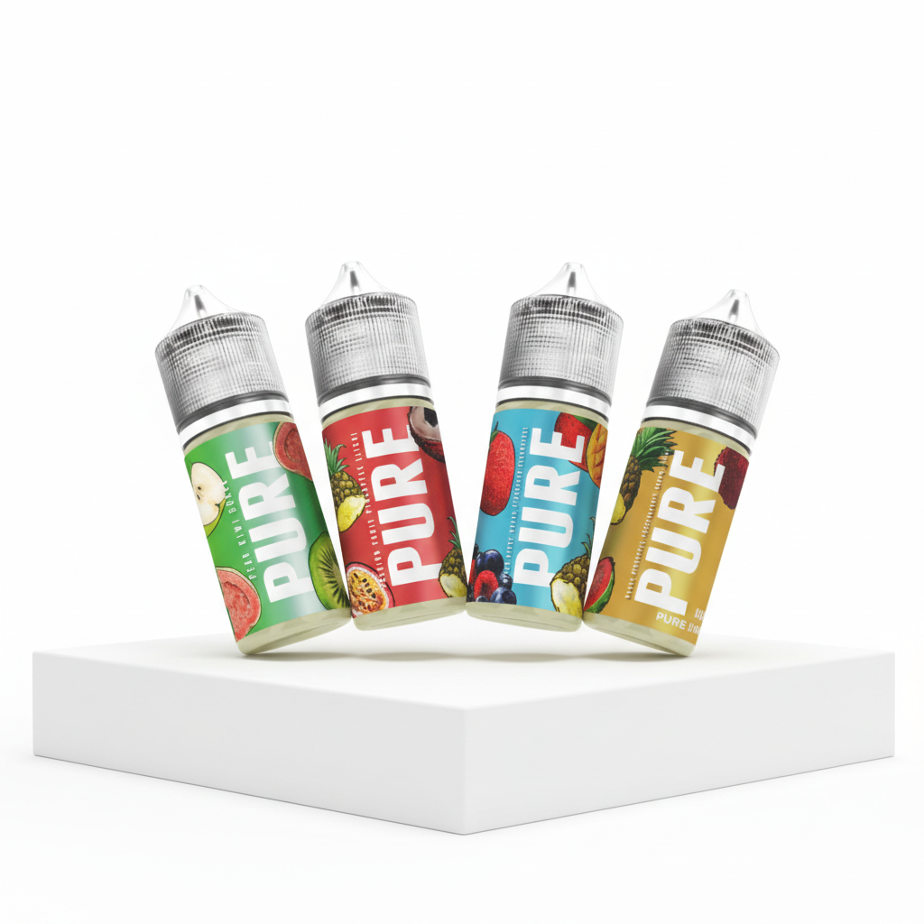 Pure Bottles White Platform