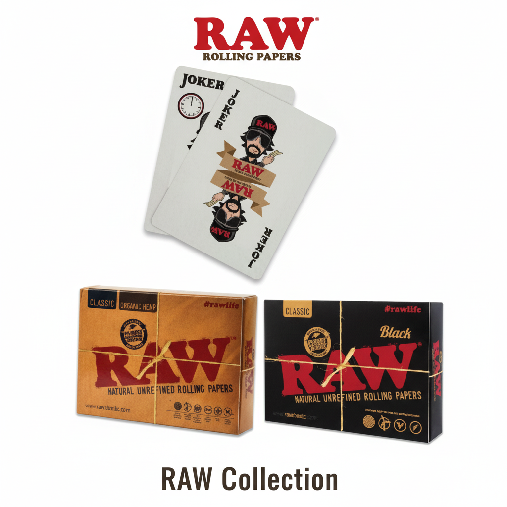 Raw Rolling Paper - Playing Cards