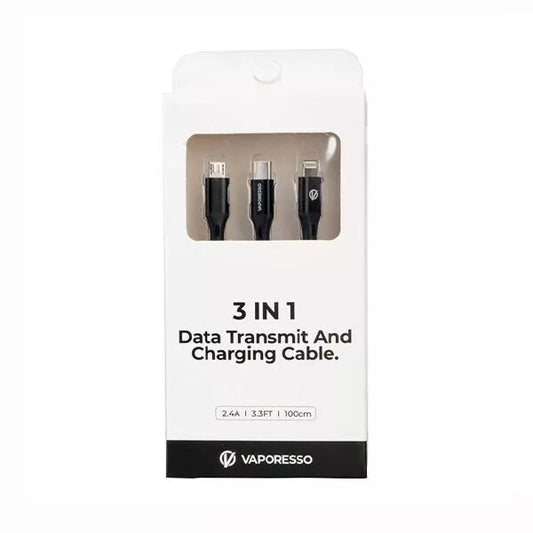 Vaporesso 3 in 1 Data Transmit & Charging Cable 100CM