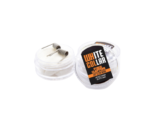 White Collar - Fused Clapton Coils - The Vape Corp