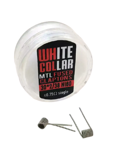 White Collar - MTL Fused Claptons - The Vape Corp